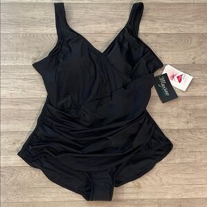 Black One-Piece Swimsuit